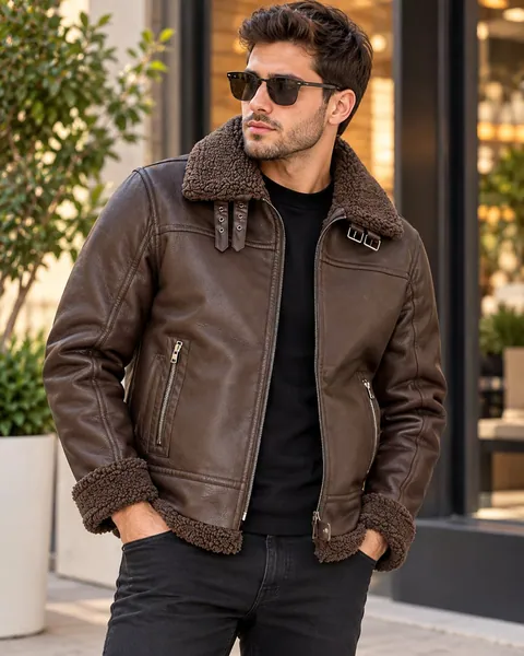 CAMPERA DE CUERO GUESS