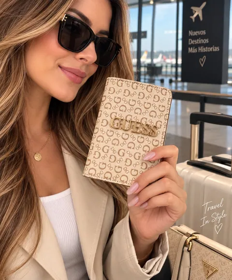 PORTA PASAPORTE GUESS