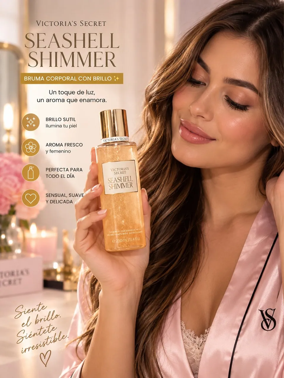 BRUMA CORPORAL CON BRILLO VICTORIA SECRET
